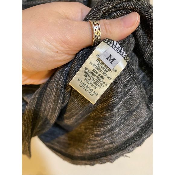 Bella Dahl NWT Turtleneck Sweater in Shadow Night Gray, Size Medium - Picture 6 of 11